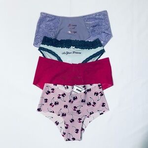 NWT XS VICTORIAS SECRET & VS PINK PANTIES SET